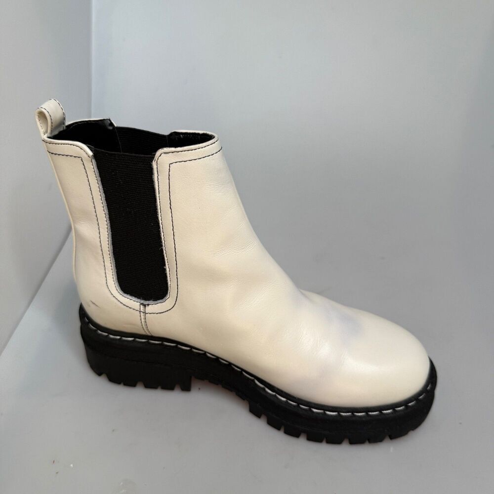 Marc Fisher “170” Ivory Leather Pull-On Ankle Boots Women’s Size 6M MLPADMIA - Picture 16 of 16
